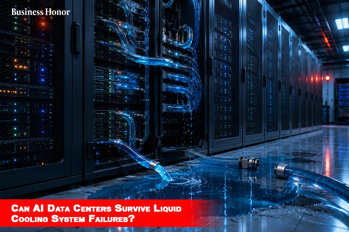 Can AI Data Centers Survive Liquid Cooling System Failures?